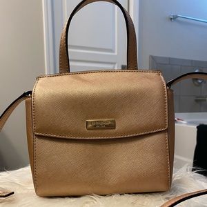 Kate Spade rose gold handbag